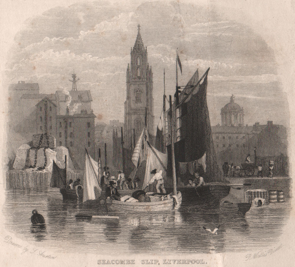'Seacombe Slip'. Church of Our Lady & St. Nicholas Place, Liverpool. AUSTIN 1829